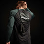 Y/OSEMITE Colorblock Performance Raglan In Black/Bamboo | James Perse Los Angeles