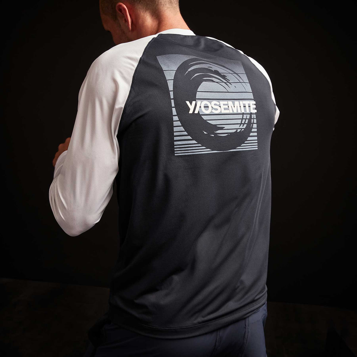 Y/OSEMITE Colorblock Performance Raglan - Deep/White | James Perse Los Angeles