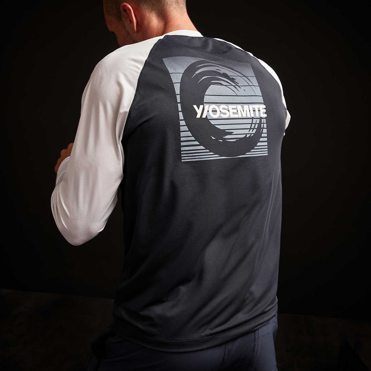 Y/OSEMITE Colorblock Performance Raglan - Deep/White | James Perse Los Angeles
