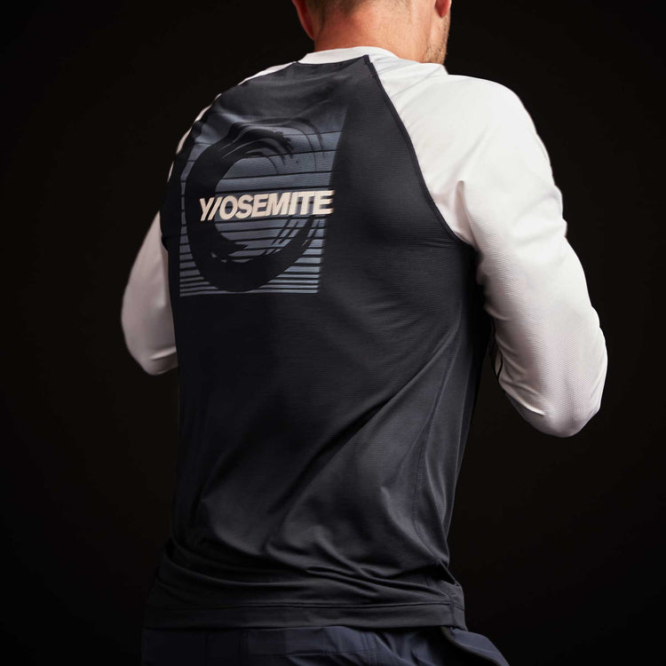 Y/OSEMITE Colorblock Performance Raglan - Deep/White | James Perse Los Angeles