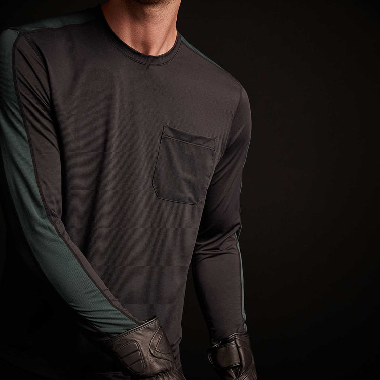 Y/OSEMITE Mountain Graphic Tee - Black/Bamboo | James Perse Los Angeles
