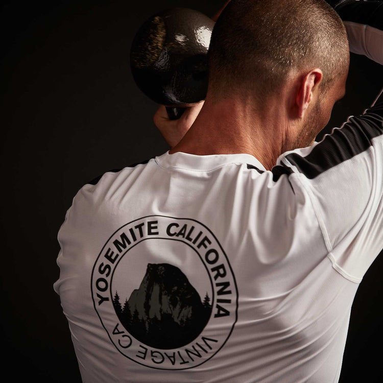 Y/OSEMITE California Graphic Tee - White/Deep | James Perse Los Angeles