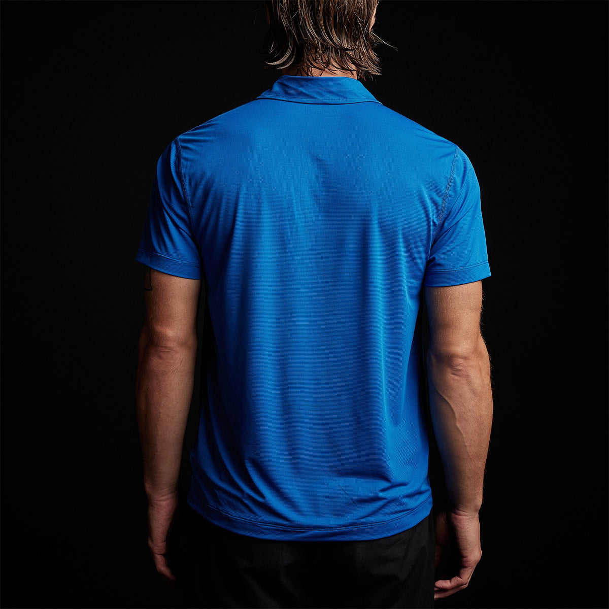Performance Knit Polo in Baltic Blue | James Perse Los Angeles