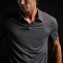 Performance Knit Polo in Slate | James Perse Los Angeles