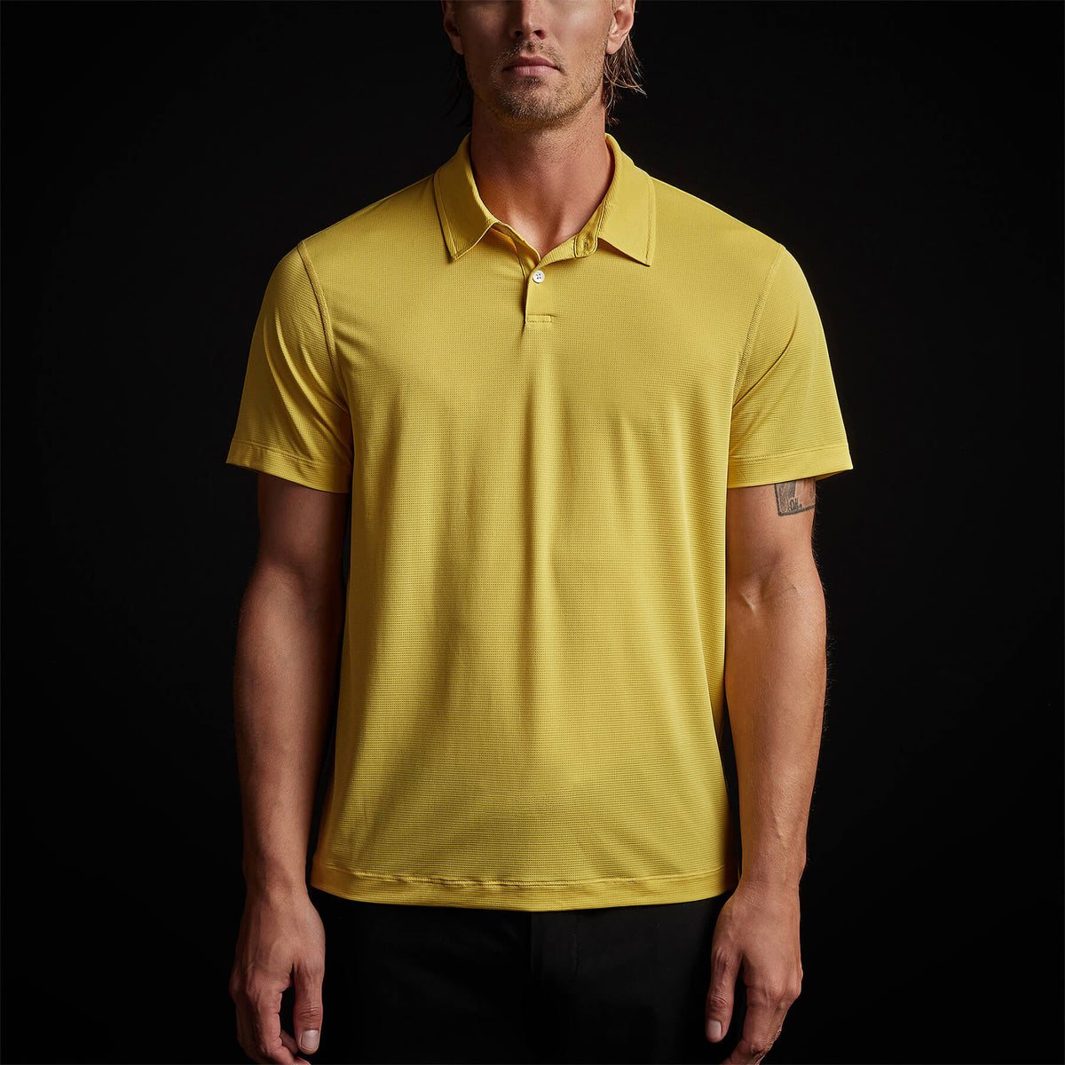 Performance Knit Polo in Zest | James Perse Los Angeles