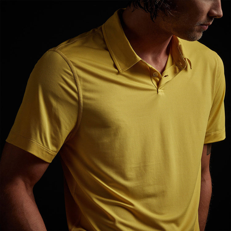 Performance Knit Polo in Zest | James Perse Los Angeles
