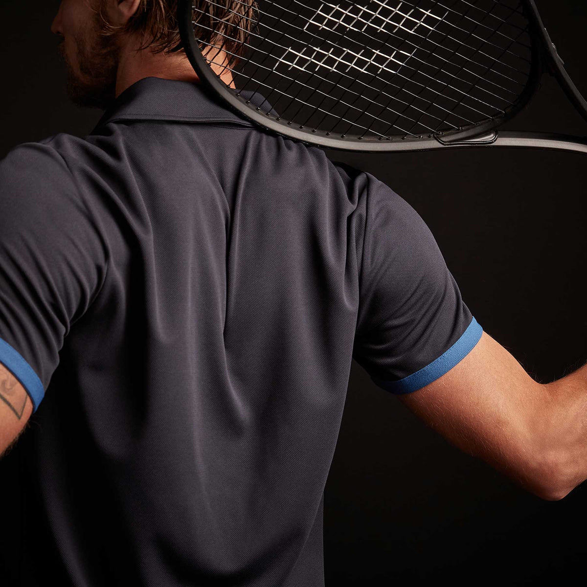 Y/OSEMITE Performance Pique Embroidered Polo - Navy/Reflex | James Perse Los Angeles