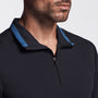Y/OSEMITE Performance Pique Zip Tee In Navy/Reflex | James Perse Los Angeles
