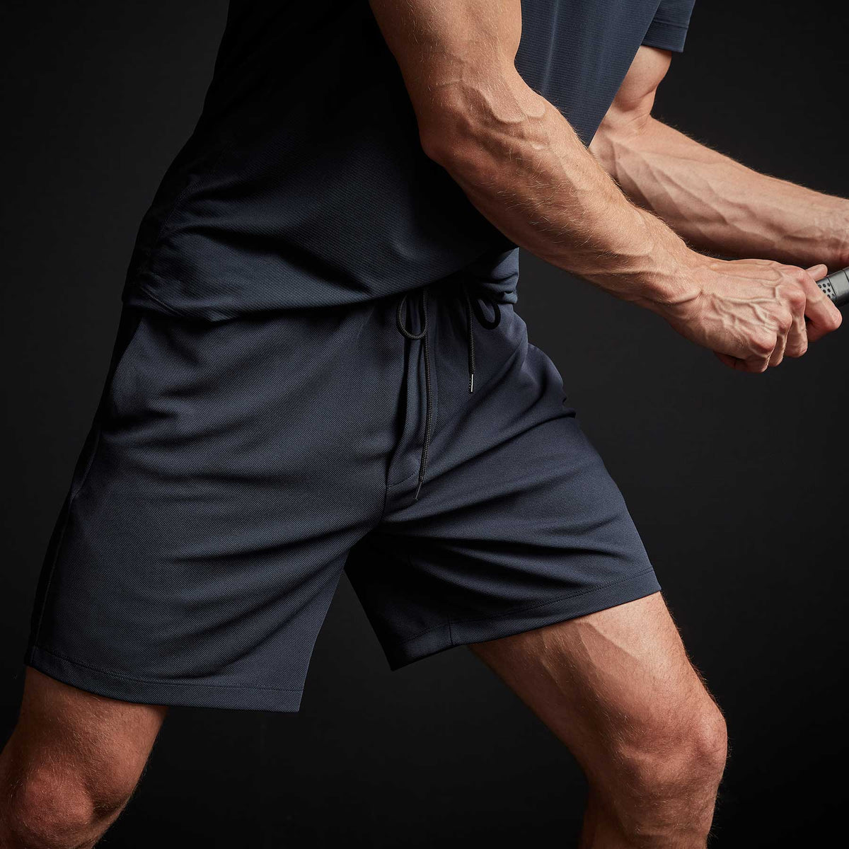 Mesh Performance Running Short in Navy | James Perse Los Angeles