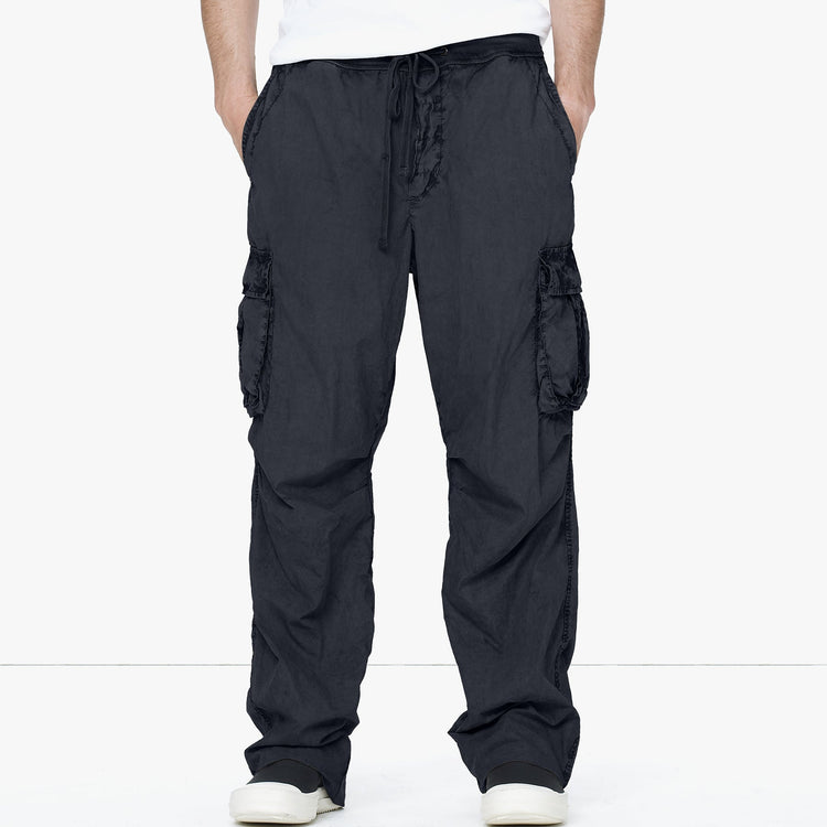 Contrast Waist Cargo Pant in Carbon Pigment | James Perse Los Angeles