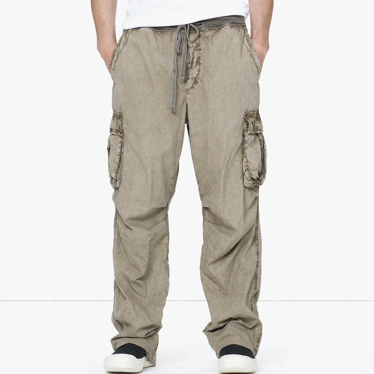 Contrast Waist Cargo Pant in Vicuna Pigment | James Perse Los Angeles