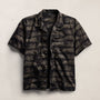 Palm Printed Shirt in Black/Light Olive Pigment | James Perse Los Angeles