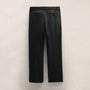 Wool Cashmere Flannel Side Piping Pant in Black | James Perse Los Angeles FLAT