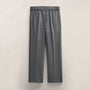 Wool Cashmere Flannel Side Piping Pant in Charcoal | James Perse Los Angeles FLAT