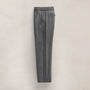 Wool Cashmere Flannel Side Piping Pant in Charcoal | James Perse Los Angeles FLAT
