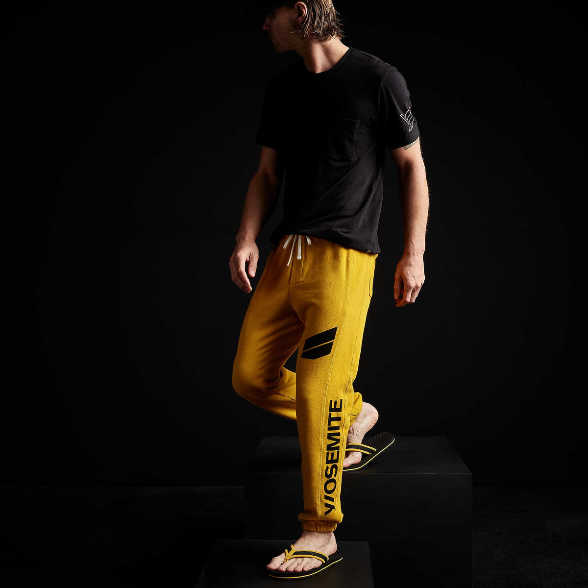 Y/OSEMITE French Terry Sweatpant in Crocus Yellow | James Perse Los Angeles
