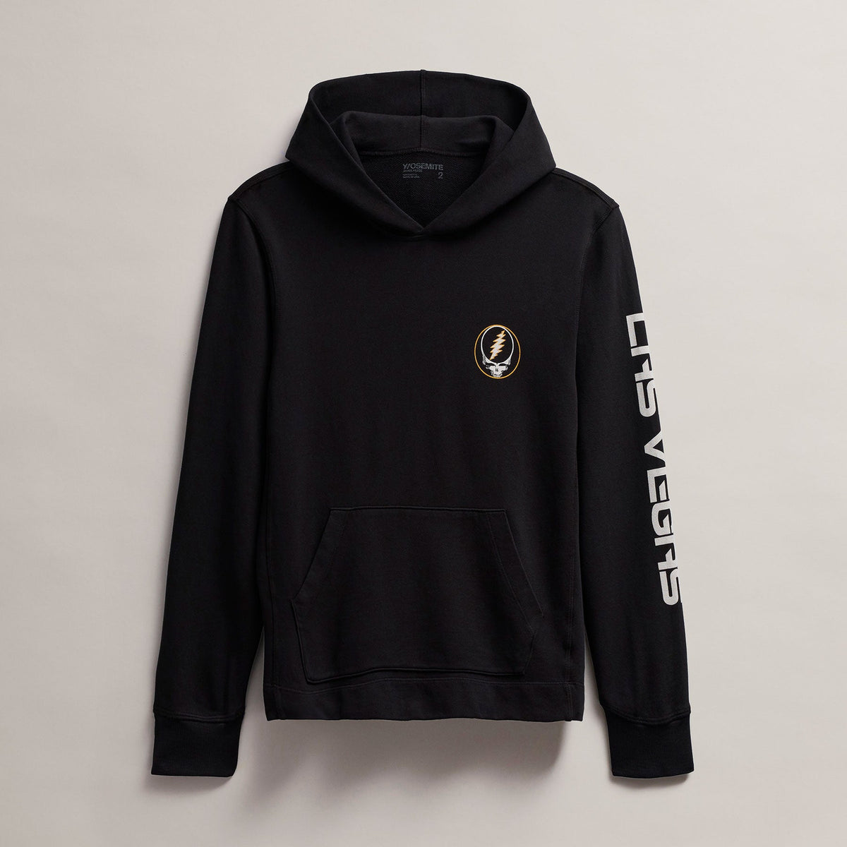 Men's Grateful Dead Pullover Hoodie in Black/Cadmium | James Perse Los Angeles