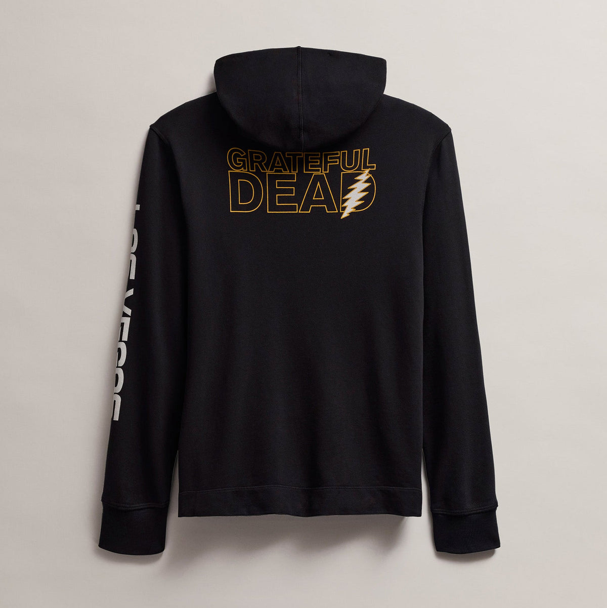 Men's Grateful Dead Pullover Hoodie in Black/Cadmium | James Perse Los Angeles