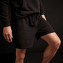 French Terry Fleece Short In Black | James Perse Los Angeles