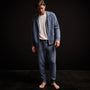 Recycled Cashmere Track Pant in Denim | James Perse Los Angeles