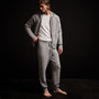 Recycled Cashmere Track Pant in Heather Grey | James Perse Los Angeles