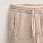 Recycled Cashmere Track Pant With Pockets in Stone | James Perse Los Angeles FLAT