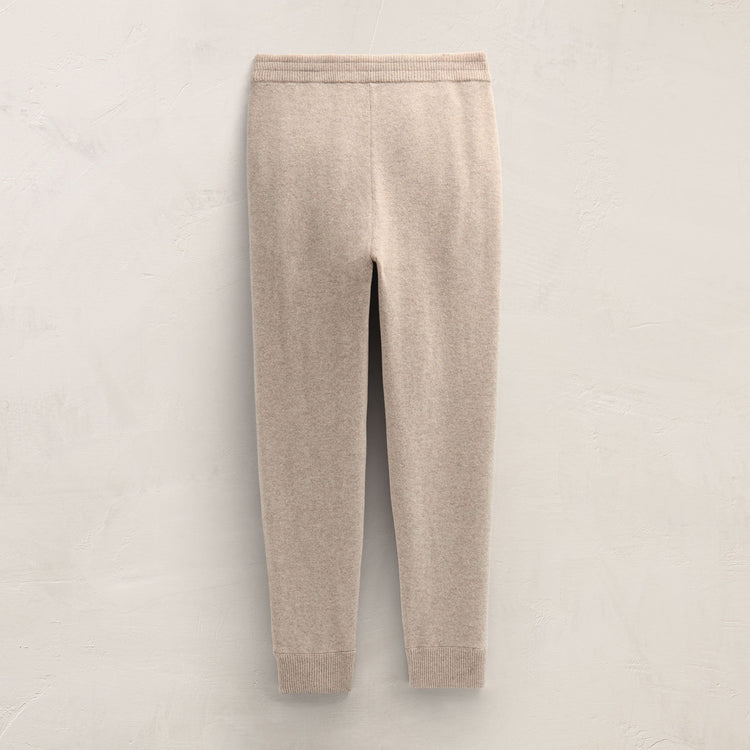 Recycled Cashmere Track Pant With Pockets in Stone | James Perse Los Angeles FLAT