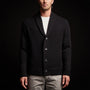Shawl Collar Button Up Cardigan in Black | James Perse Los Angeles