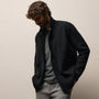 Double Breasted Cashmere Blazer in Black | James Perse Los Angeles