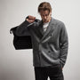 Double Breasted Cashmere Blazer in Flannel | James Perse Los Angeles