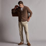 Recycled Cashmere Cardigan in Fox | James Perse Los Angeles