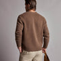 Recycled Cashmere Cardigan in Fox | James Perse Los Angeles