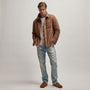 Recycled Cashmere Cardigan in Stone | James Perse Los Angeles