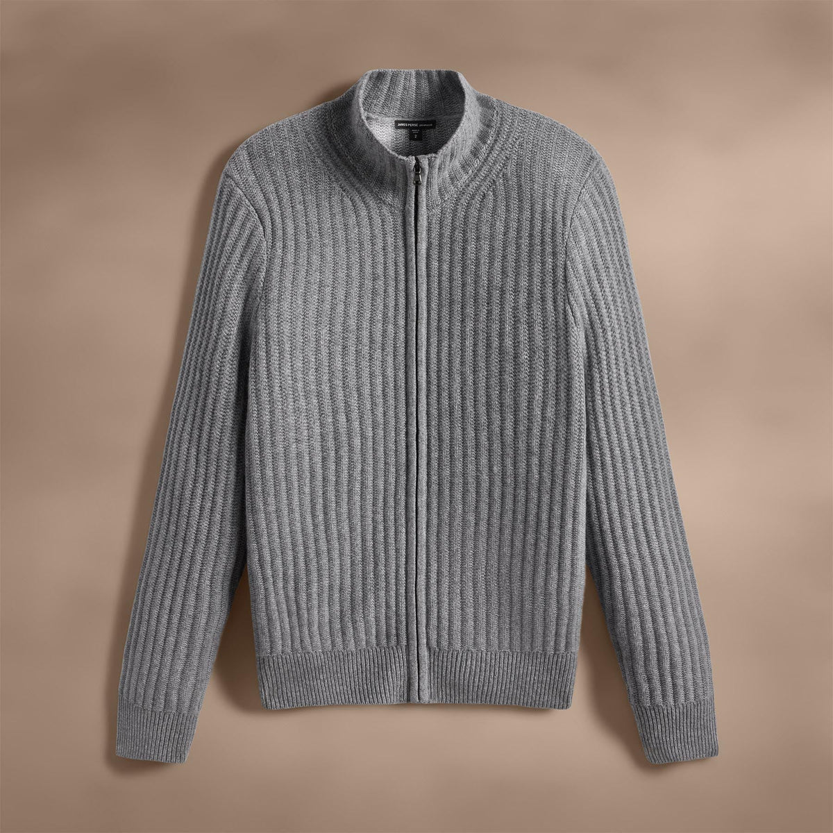 Recycled Cashmere Cardigan in Heather Grey | James Perse Los Angeles