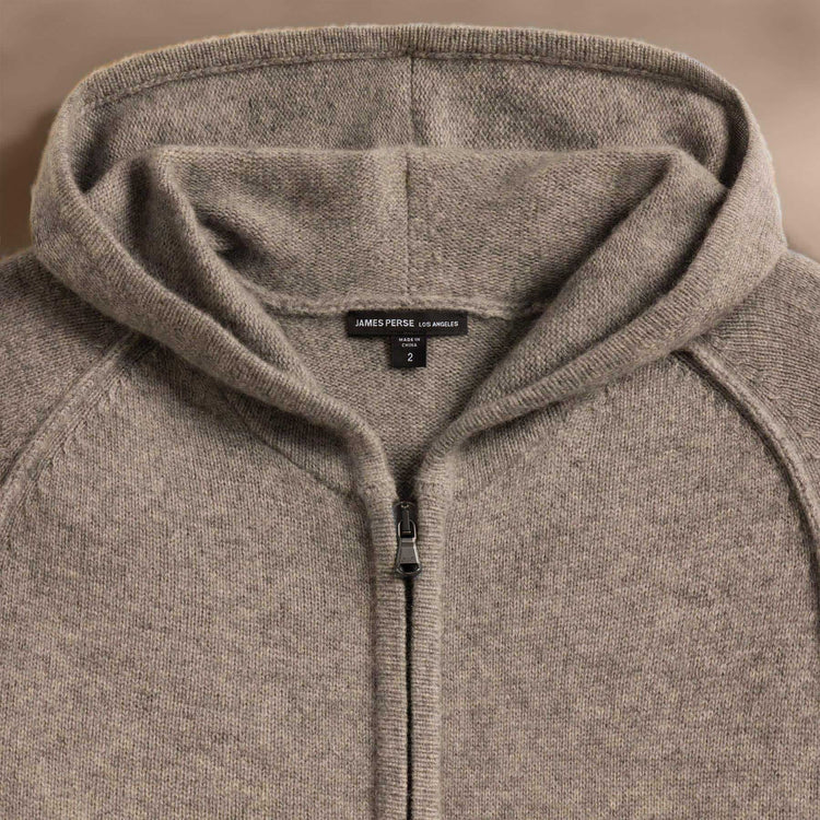 Recycled Cashmere Jacket in Coyote | James Perse Los Angeles