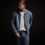 Recycled Cashmere Jacket in Denim | James Perse Los Angeles