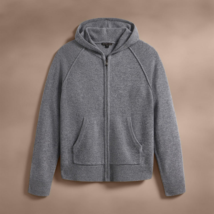 Recycled Cashmere Jacket in Heather Grey | James Perse Los Angeles