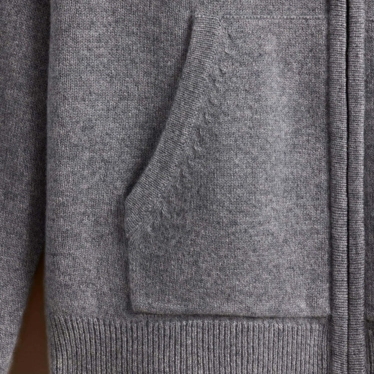 Recycled Cashmere Jacket in Heather Grey | James Perse Los Angeles
