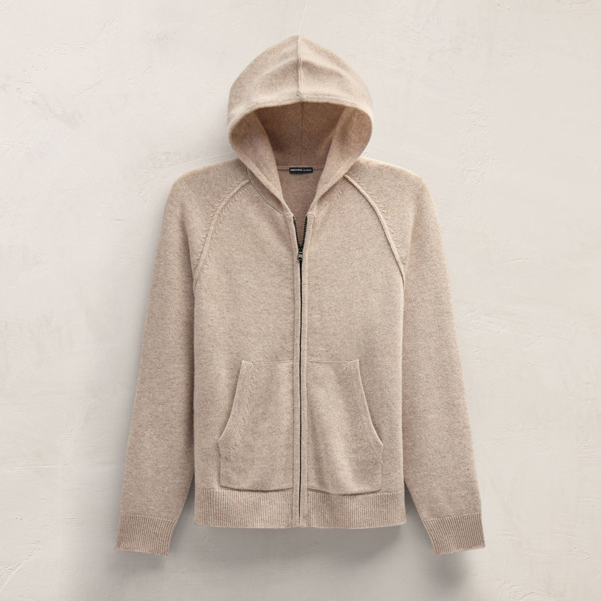 Recycled Cashmere Jacket in Stone | James Perse Los Angeles FLAT