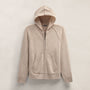 Recycled Cashmere Jacket in Stone | James Perse Los Angeles FLAT