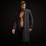 Recycled Cashmere Robe in Coal | James Perse Los Angeles