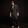 Recycled Cashmere Robe in Coal | James Perse Los Angeles