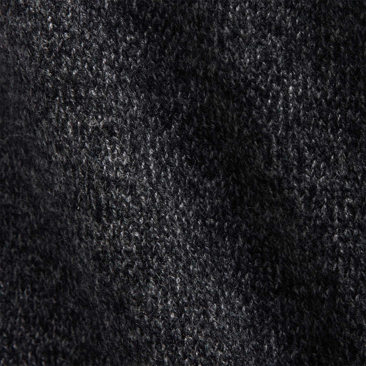 Marled Shawl Collar Cardigan in Charcoal Marl | James Perse Los Angeles