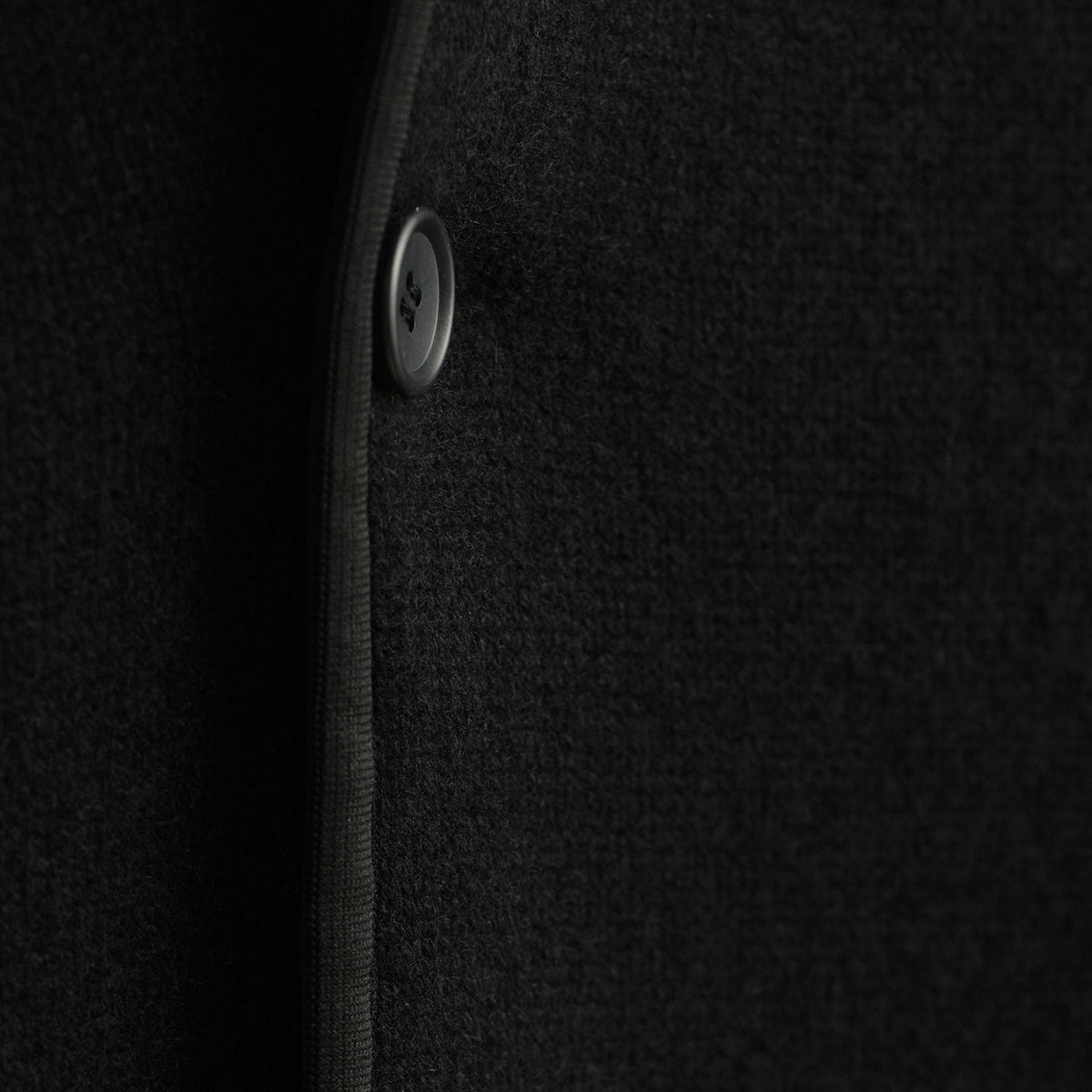 Insulated Cashmere Knit Coat  in Black | James Perse Los Angeles