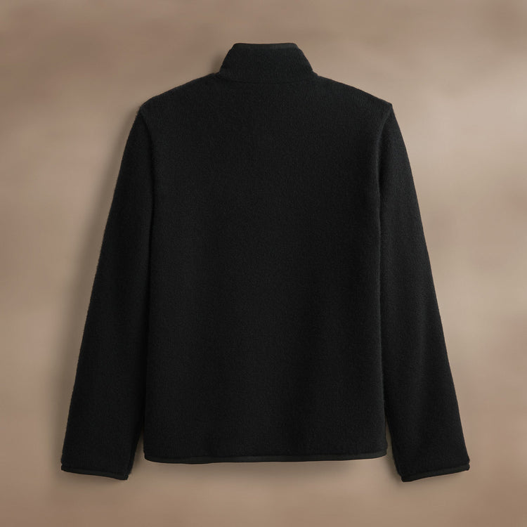 Insulated Cashmere Knit Coat  in Black | James Perse Los Angeles