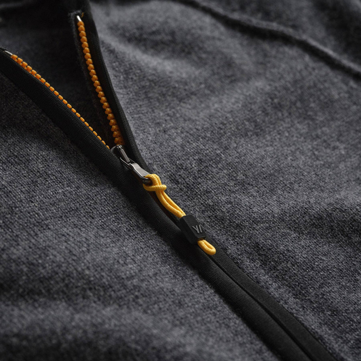 Cashmere Track Jacket  in Flannel/Coal | James Perse Los Angeles
