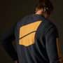 Abstract Graphic Sweater  in Coal/Comet | James Perse Los Angeles