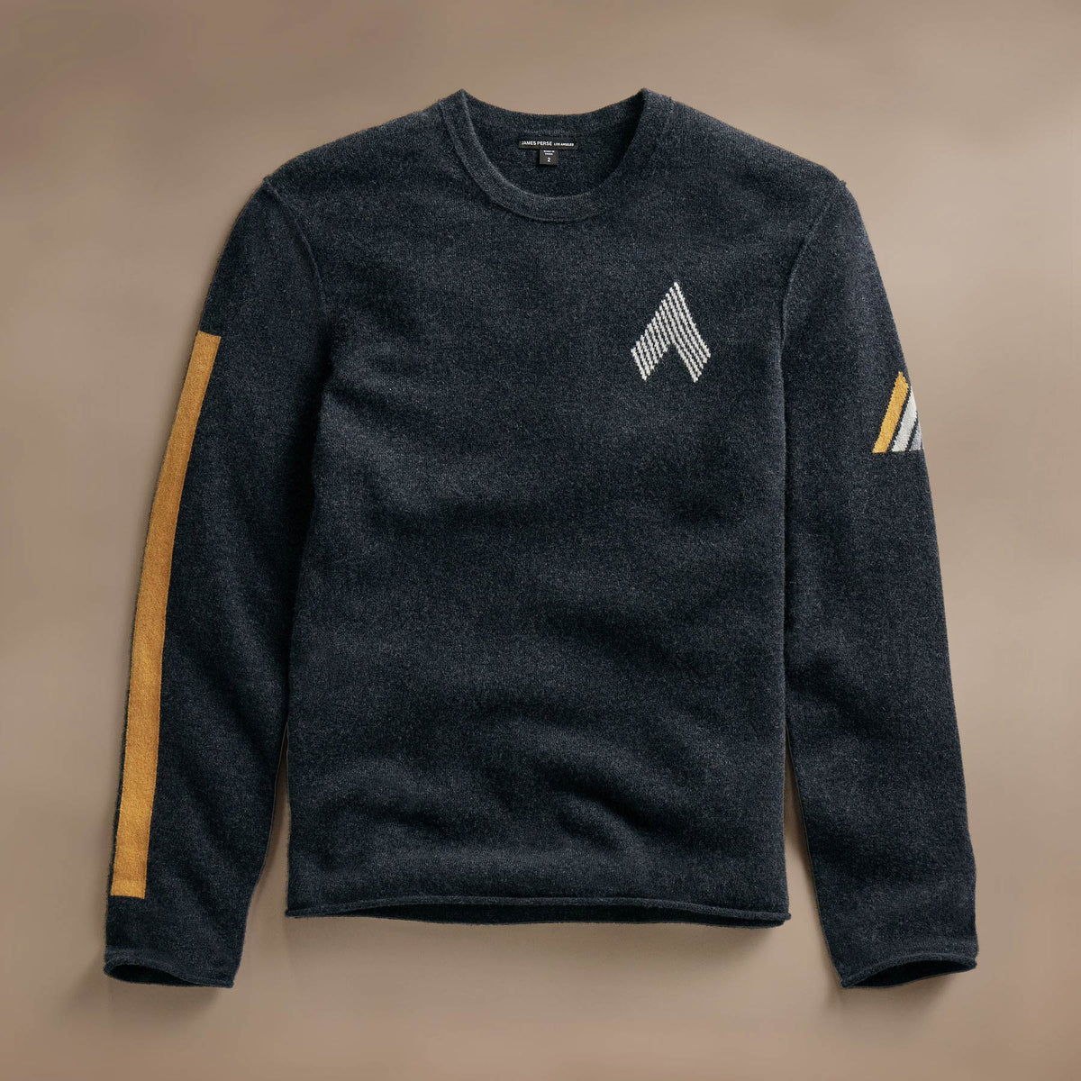 Abstract Graphic Sweater  in Coal/Comet | James Perse Los Angeles