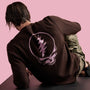Grateful Dead Recycled Cashmere Sweater in Black Cherry | James Perse Los Angeles
