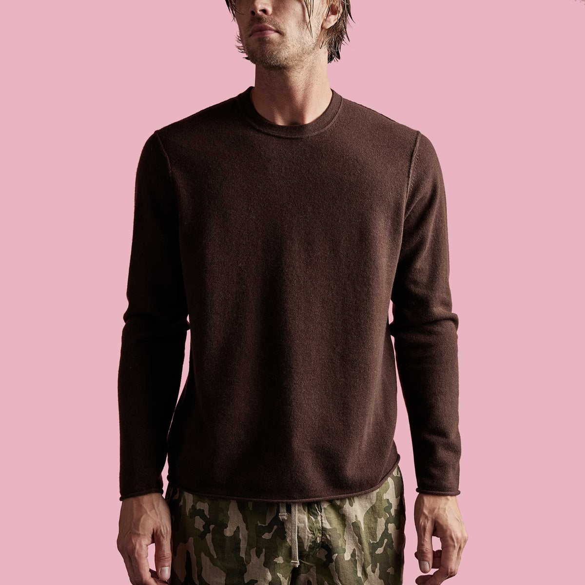 Grateful Dead Recycled Cashmere Sweater in Black Cherry | James Perse Los Angeles